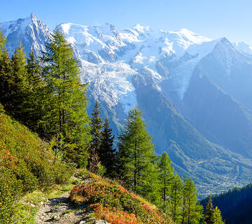 Aiguilles rouges en automne