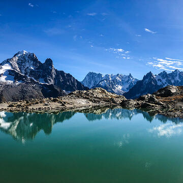 Lac Blanc et ambiance de sentier