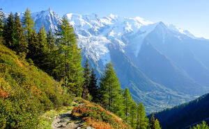 Aiguilles rouges en automne